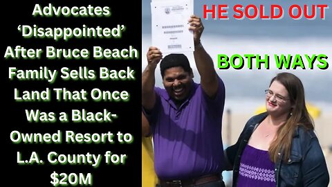 |NEWS| He Sold Out Both Ways