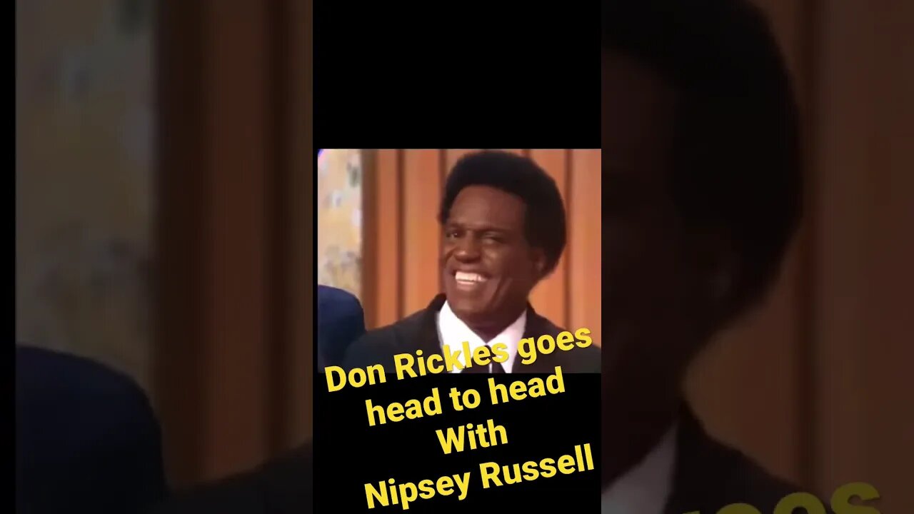 Don Rickles exchanges blows with Nipsey Russell