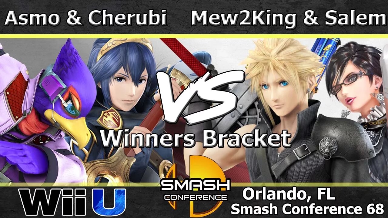 Asmodemous & MVG|CherubiKnighT vs. MVG|Salem & FOX MVG|Mew2King - Doubles Winners Bracket - SC:68