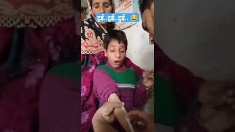 ohye ohye twrink twrink funny short video #child #shorts #funnyvideo #comedy #injection #doctor