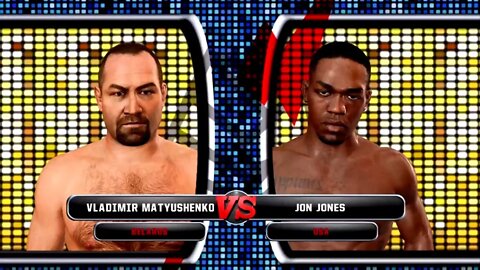 UFC Undisputed 3 Gameplay Jon Jones vs Vladimir Matyushenko (Pride)