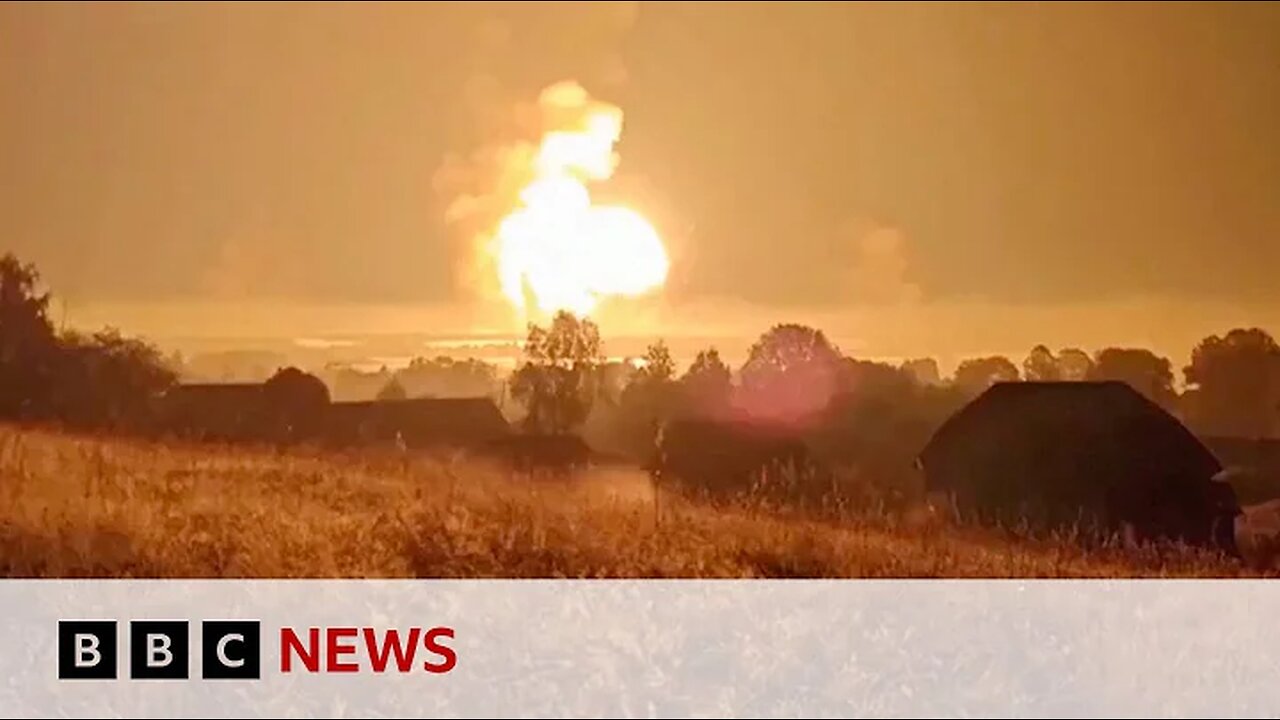 Russia region orders evacuation after Ukraine drone attack / BBC News