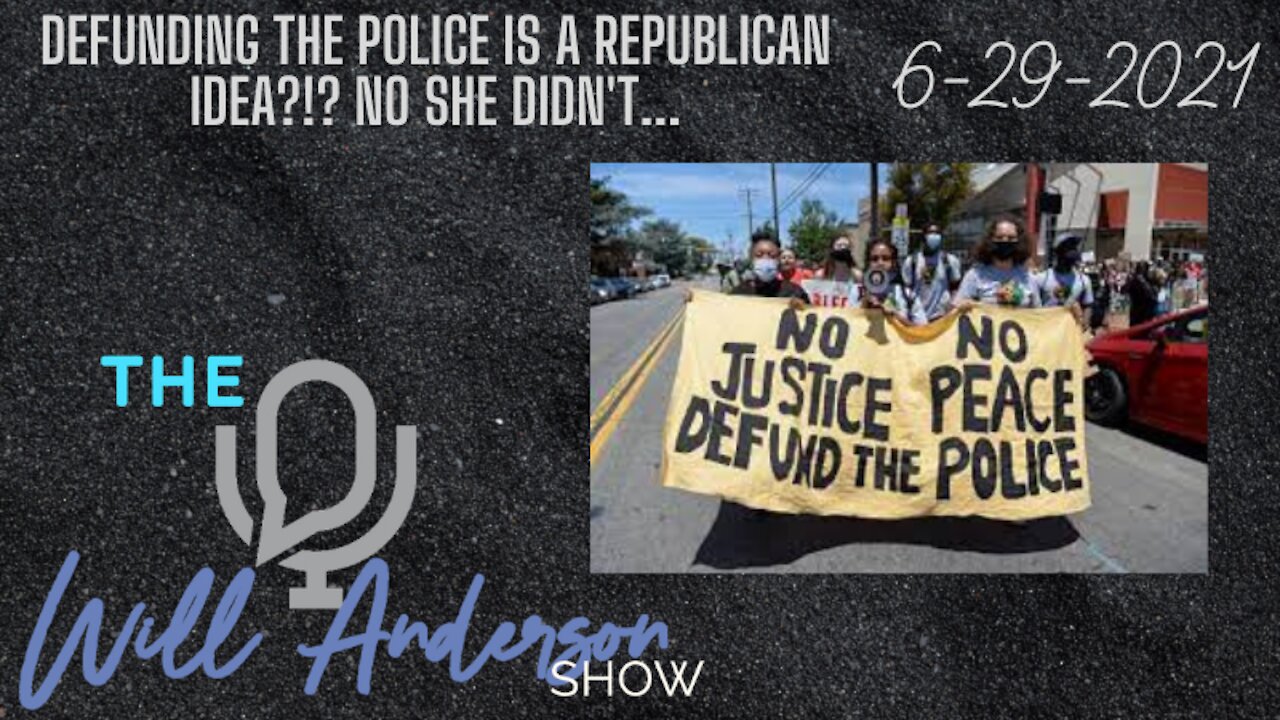 Defunding The Police Is A REPUBLICAN Idea?!? No She Didn't...