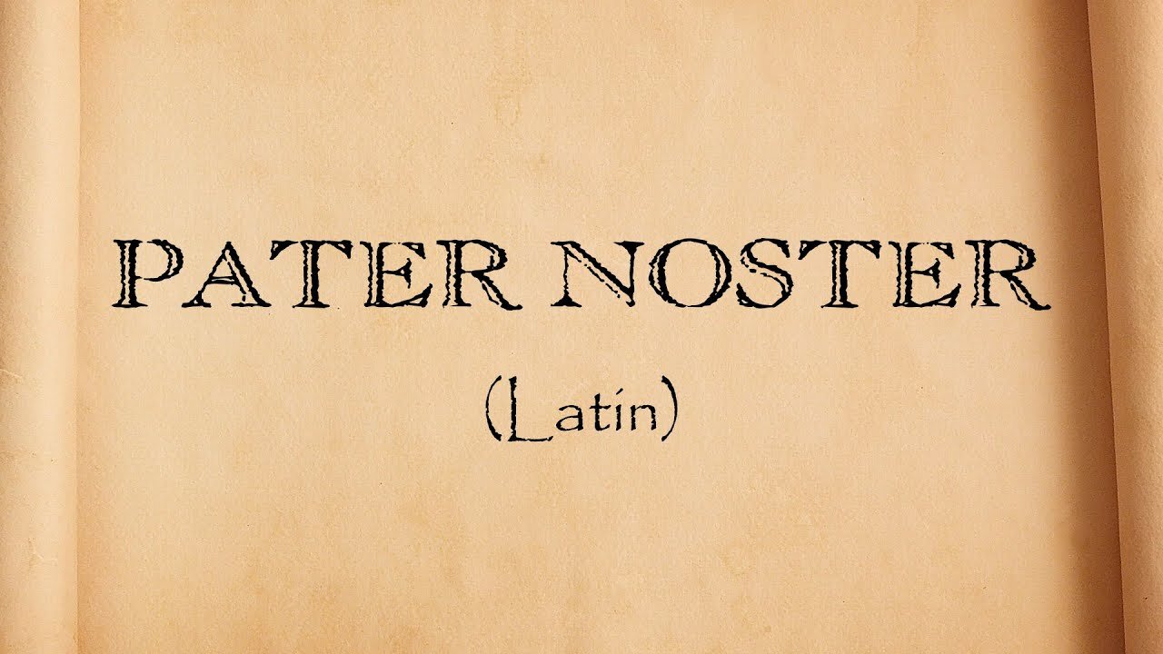 Our Father in Latin