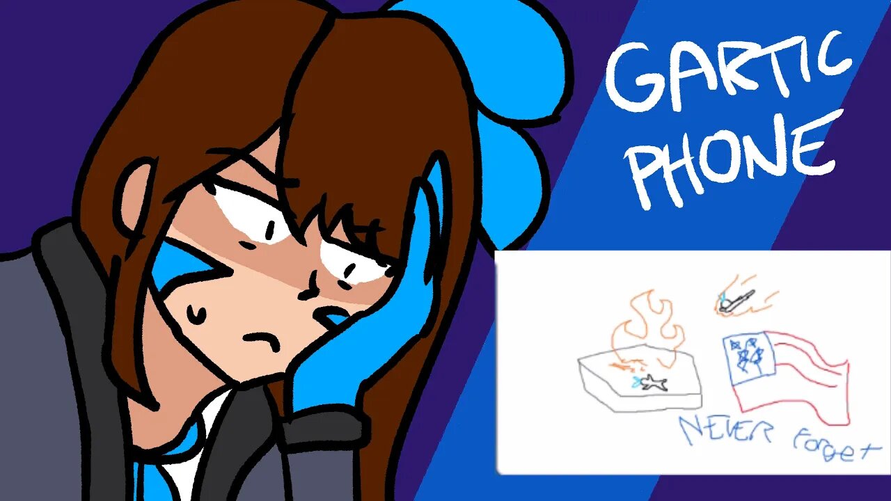 Playing Gartic Phone with @Qyuwi chat and friends was a mistake