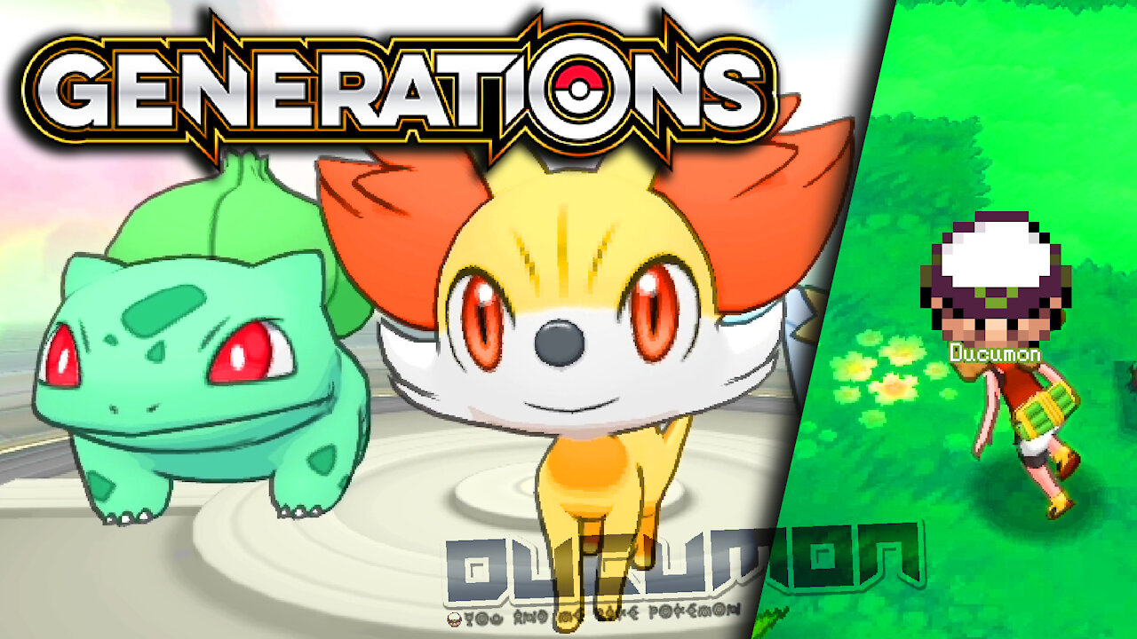 Pokemon Generations by Takamichi Sensei - New 3DS Hack ROM with hard mode, new starters, base stats