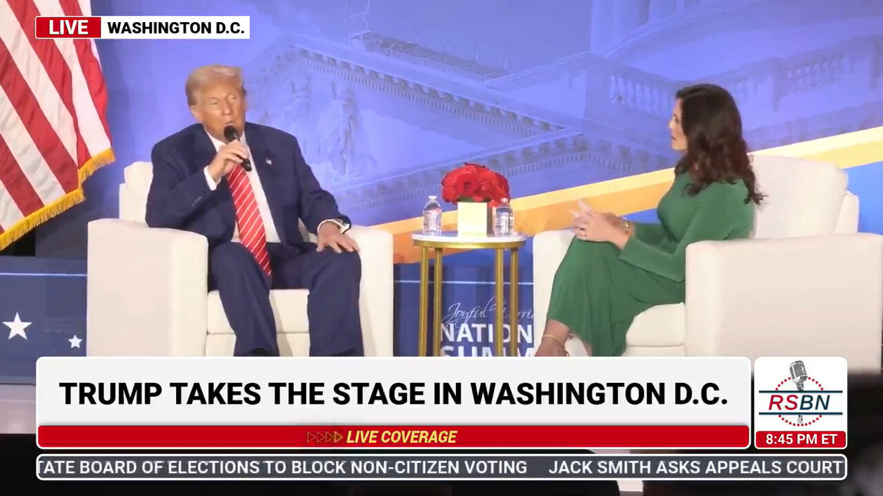 Trump Riffs Hysterically On 'TDS' At Moms For Liberty Event…Hits Venezuelan Gangs…'Defective' Kamala