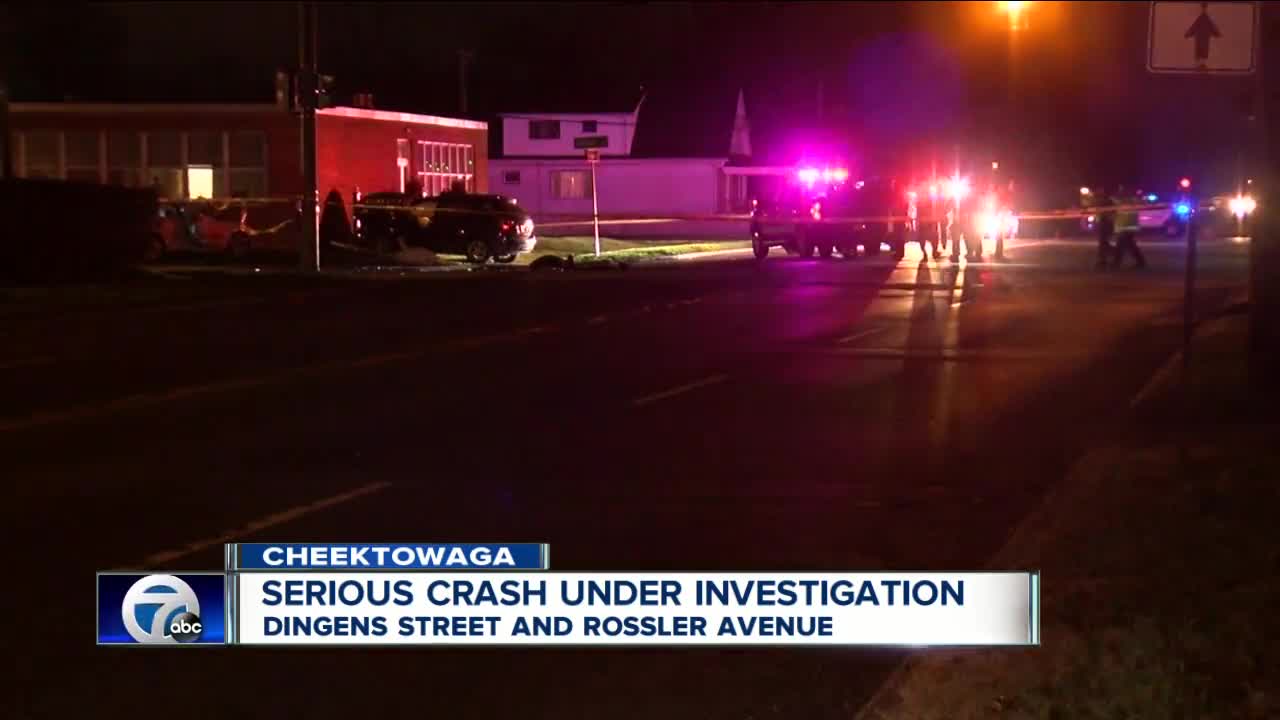 Cheektowaga police investigating serious crash