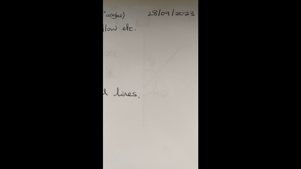 GCSE MATHEMATICS - ANGLES IV. CORRESPONDING OR ‘F’ ANGLES.