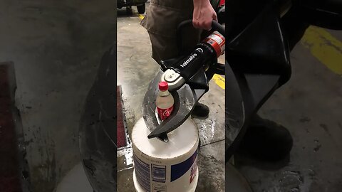 Using Extrication Tools on a Water Bottle