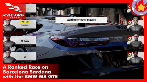 A Ranked Race on Barcelona Sardana with the BMW M8 GTE | Racing Master