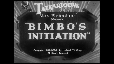 Betty Boop - Bimbo's Initiation (1931)