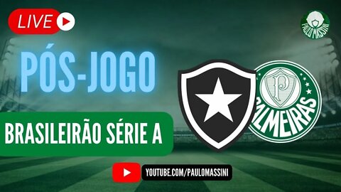 DEPOIS DO JOGO. BOTAFOGO X PALMEIRAS. COLETIVA ABEL FERREIRA. AO VIVO.