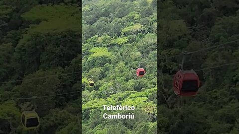 Camboriú teleférico sobre a mata! #shorts