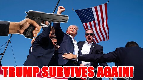 Trump survives another ASSASSINATION attempt! Suspect ARRESTED and then RELEASED!