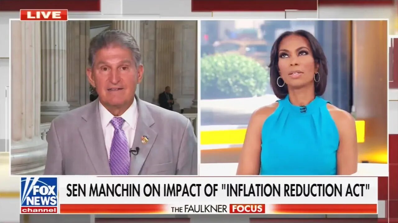 Fox Anchor Loses It During Joe Manchin Interview, Explodes