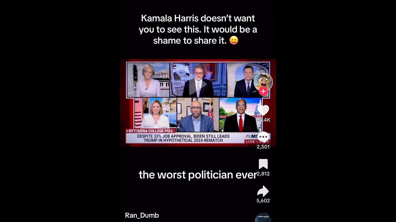 The Mainstream Media Didn’t Like Kamala Harris BEFORE - Fake News Hypocrisy