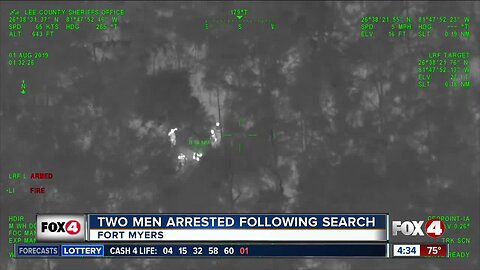 Suspects arrested in woods after fleeing deputies in Lee County