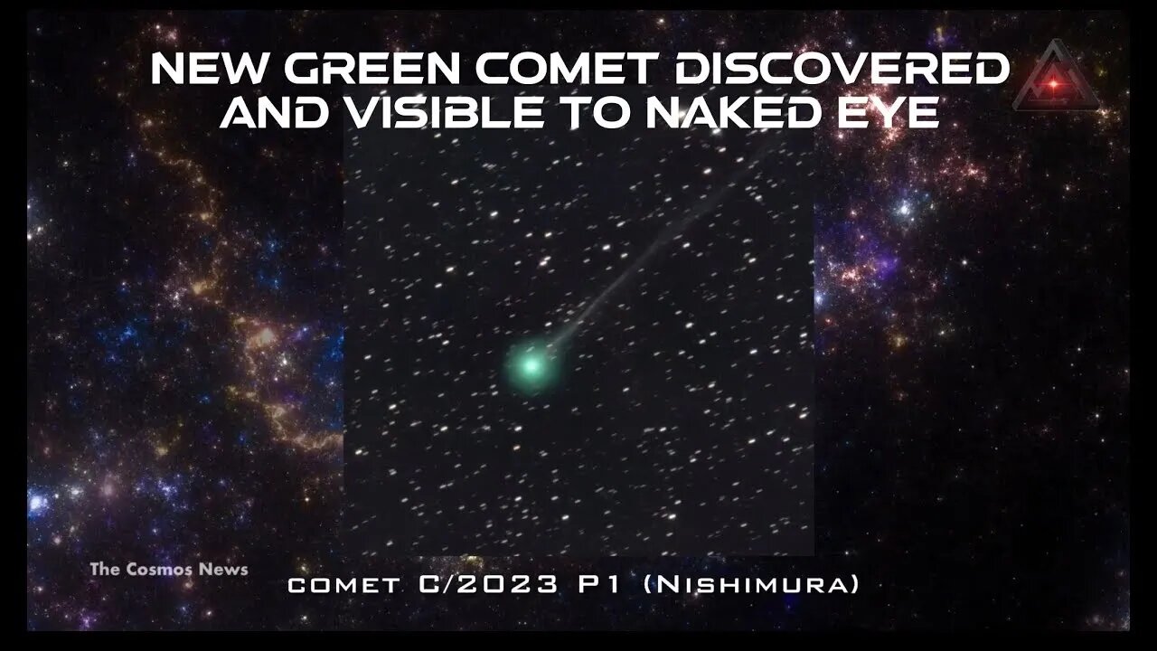 ALERT!!! Green Comet Found 1 wk ago/To cause 3 Day Eclipse Sept 23 2023