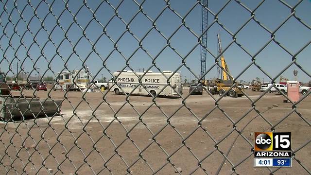 Toppled drilling rig near Sky Harbor is now a recovery operation