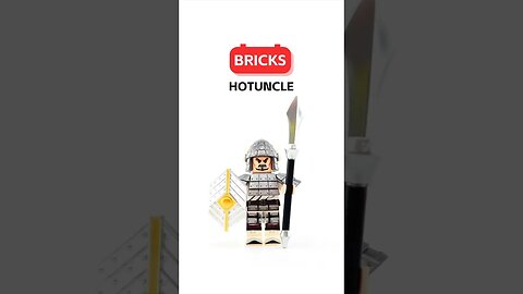 Three Kingdoms White Eared Soldier MInifigure Speed Build #toys #bricks #minifigures