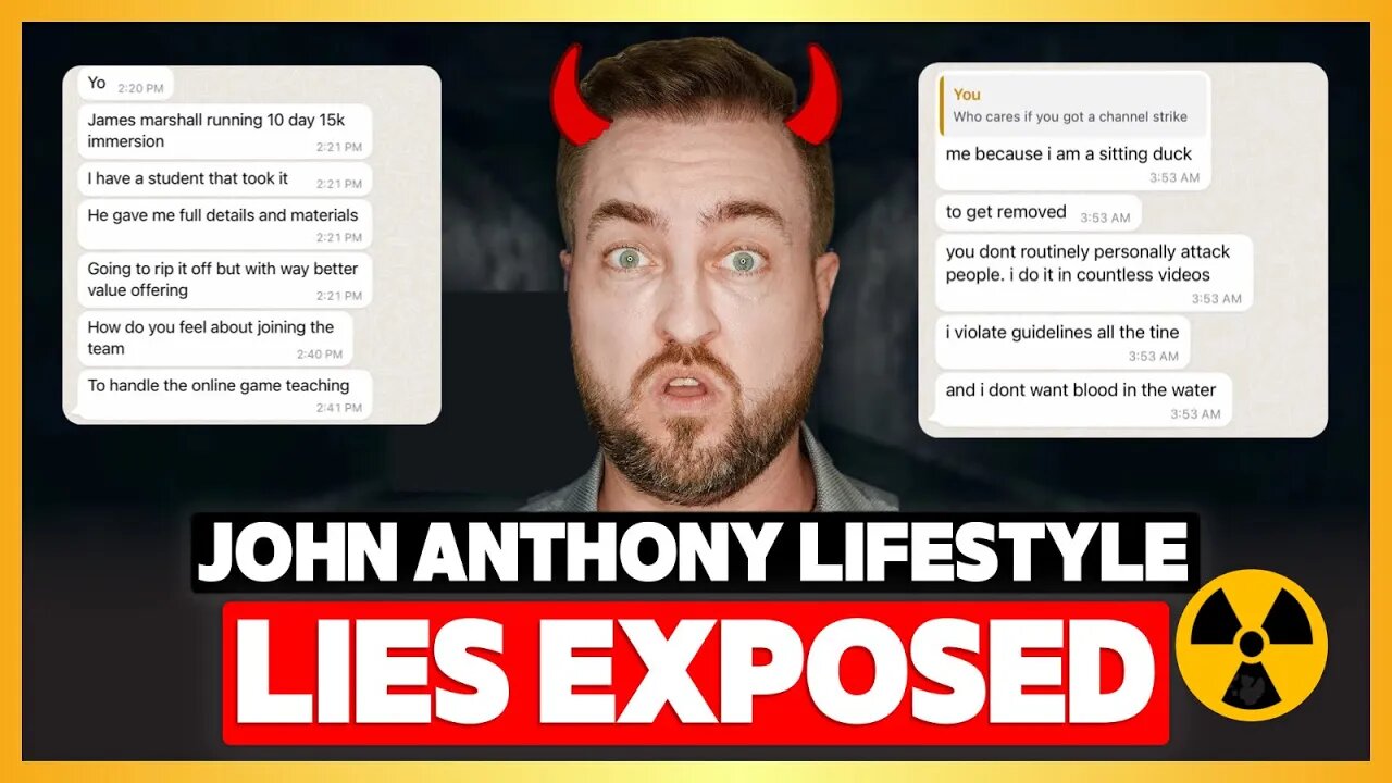 @John Anthony Lifestyle Lies Exposed (With Massive Proof)