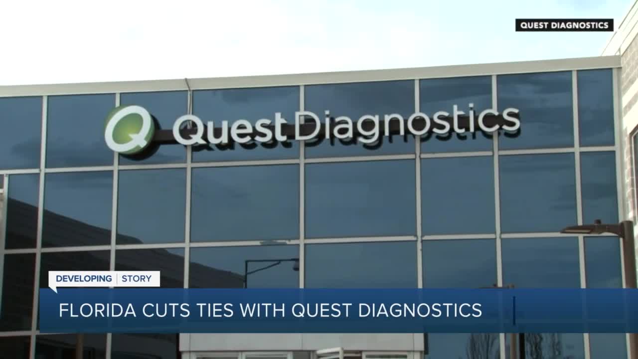 Florida Dept. of Health cuts ties with Quest Diagnostics after backlog of 75K coronavirus test results