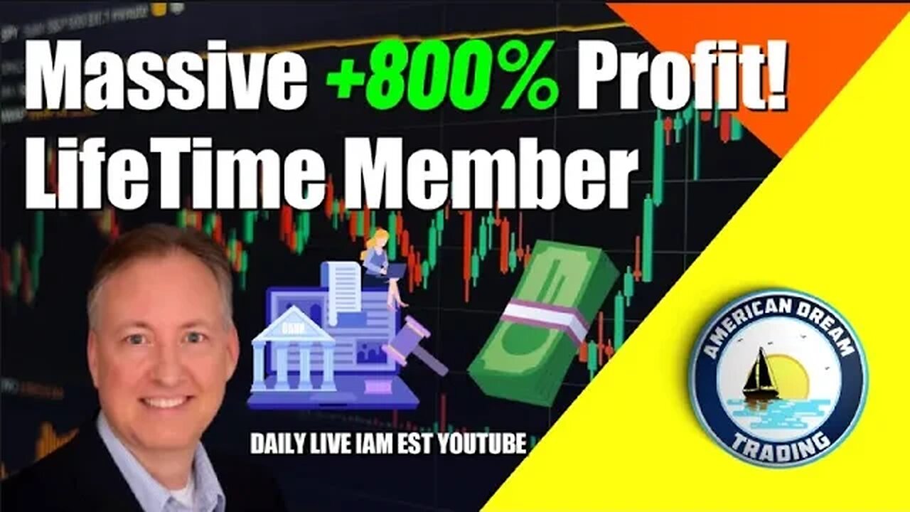 Massive +800% Profit Lifetime Member Stock Market Success