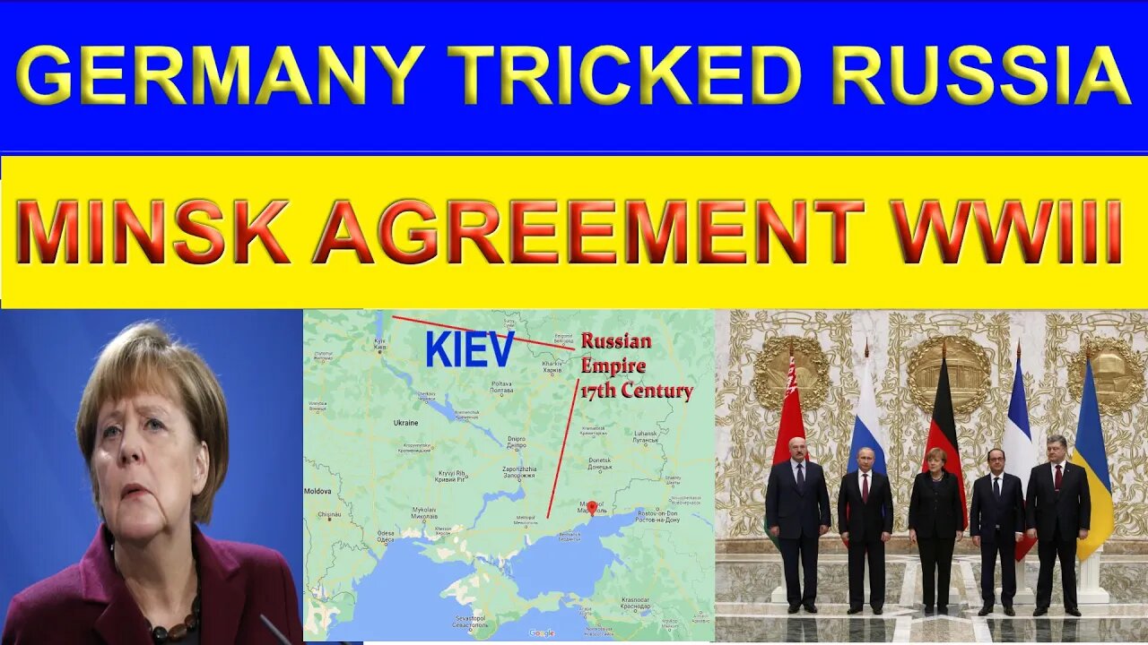 GERMANY TRICKED RUSSIA MINSK AGREEMENT - WW III #ukraine #zelensky#wwiii #shtf #ukraine #russia