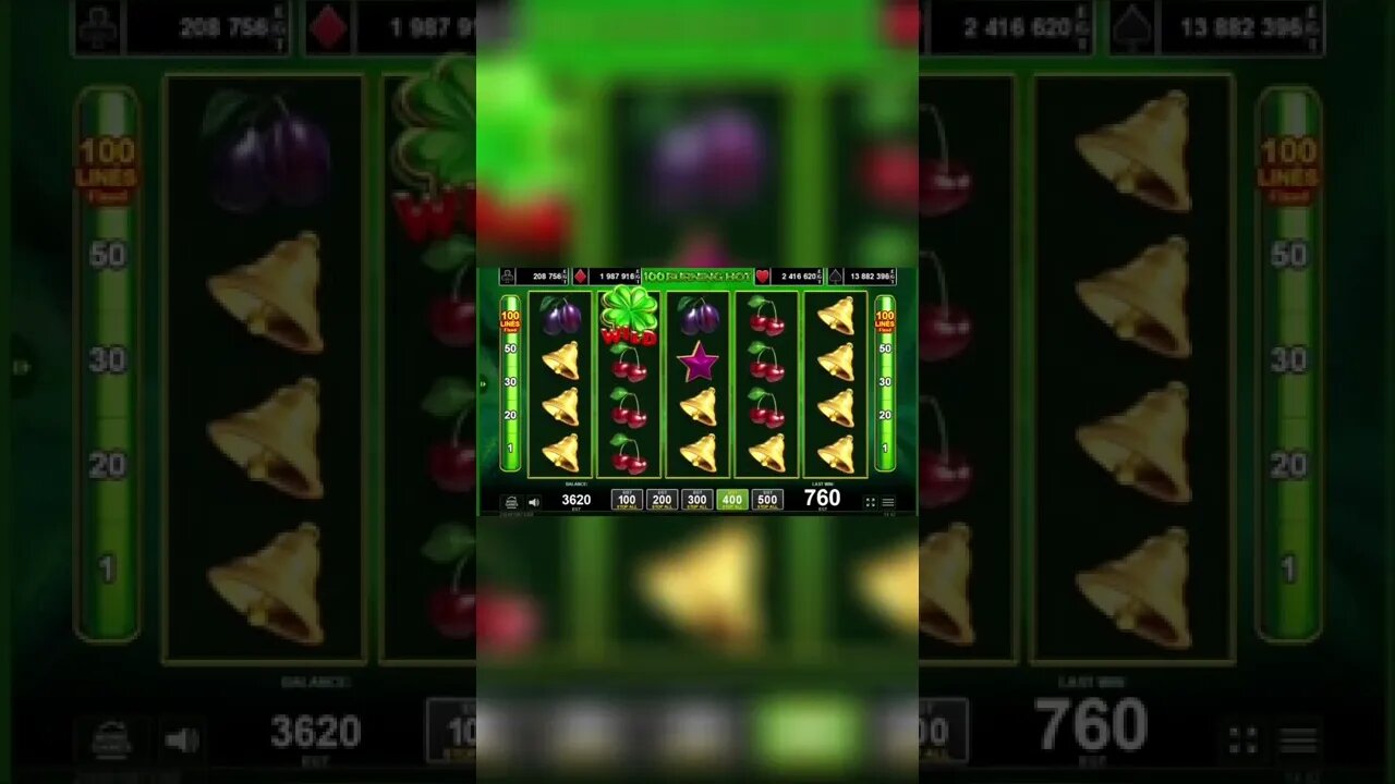 100 BURNING HOT BIG WIN EGT 🔥