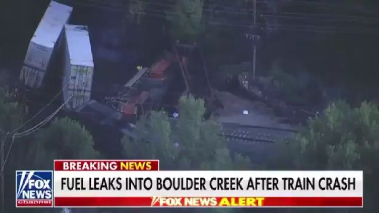 Trains Collide, Derail In Boulder, Colorado (Where's Mayor Pete?)