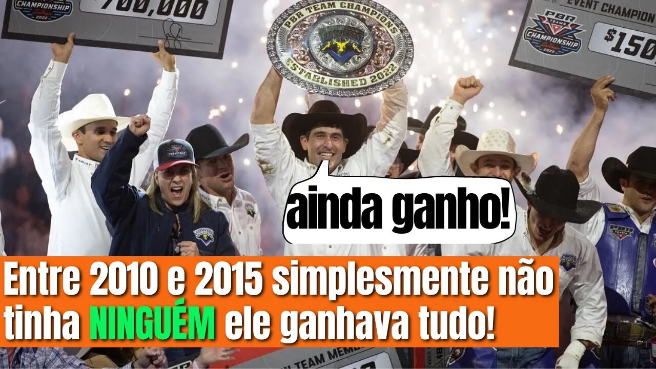 Silvano Alves era o melhor montador indiscutivelmente entre 2010 e 2015 na PBR