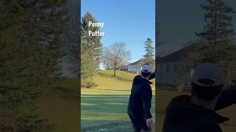 The penny putter from @LoneStarDisc flies like a dream.