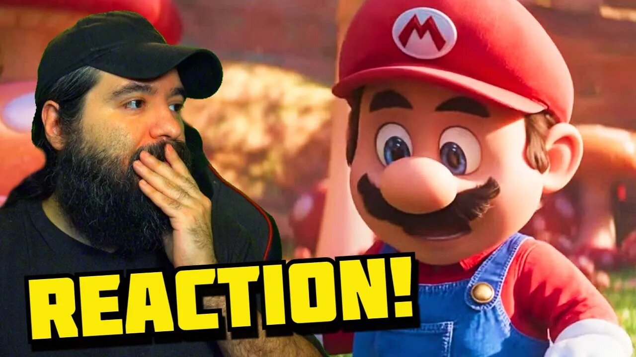 THE SUPER MARIO BROS. MOVIE TRAILER REACTION!