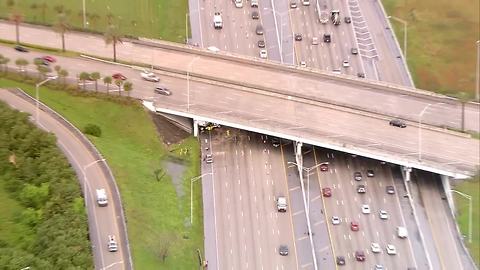 CHOPPER 5: Semi crashes on I-95 southbound in West Palm Beach