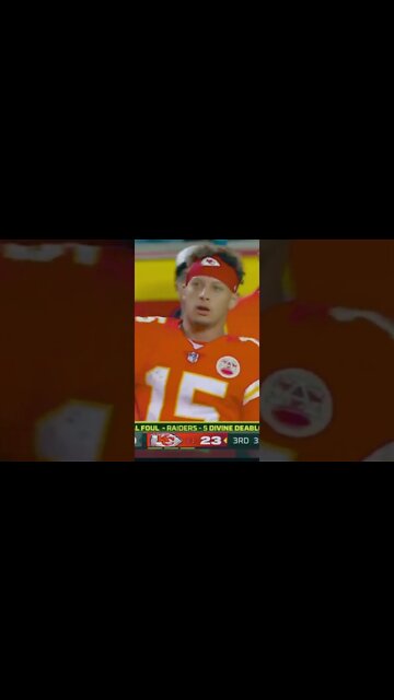 Mahomes is furious | Patrick Mahomes wants to fight the Raiders