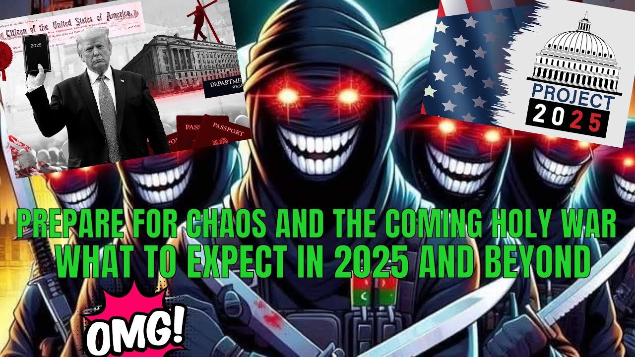 PREPARE FOR CHAOS AND THE COMING HOLY WAR (WHAT TO EXPECT IN 2025 AND BEYOND)