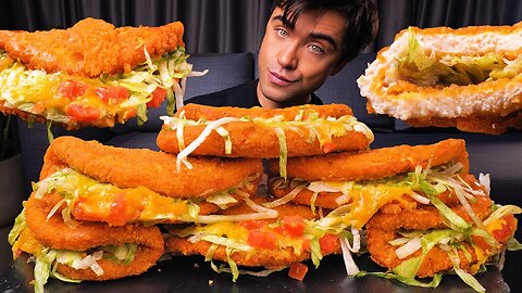 ASMR EATING ONLY CHICKEN TACO BELL CRISPY FRIED