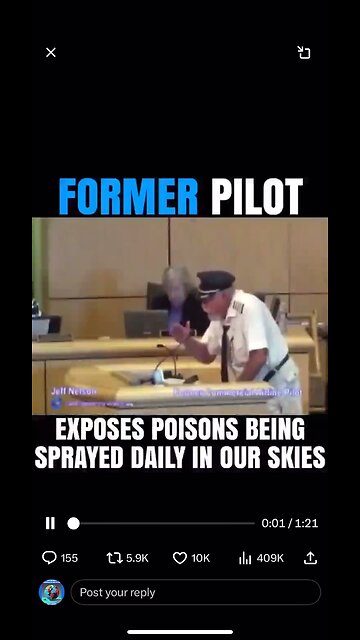 Former pilot exposes being sprayed daily in our skies.