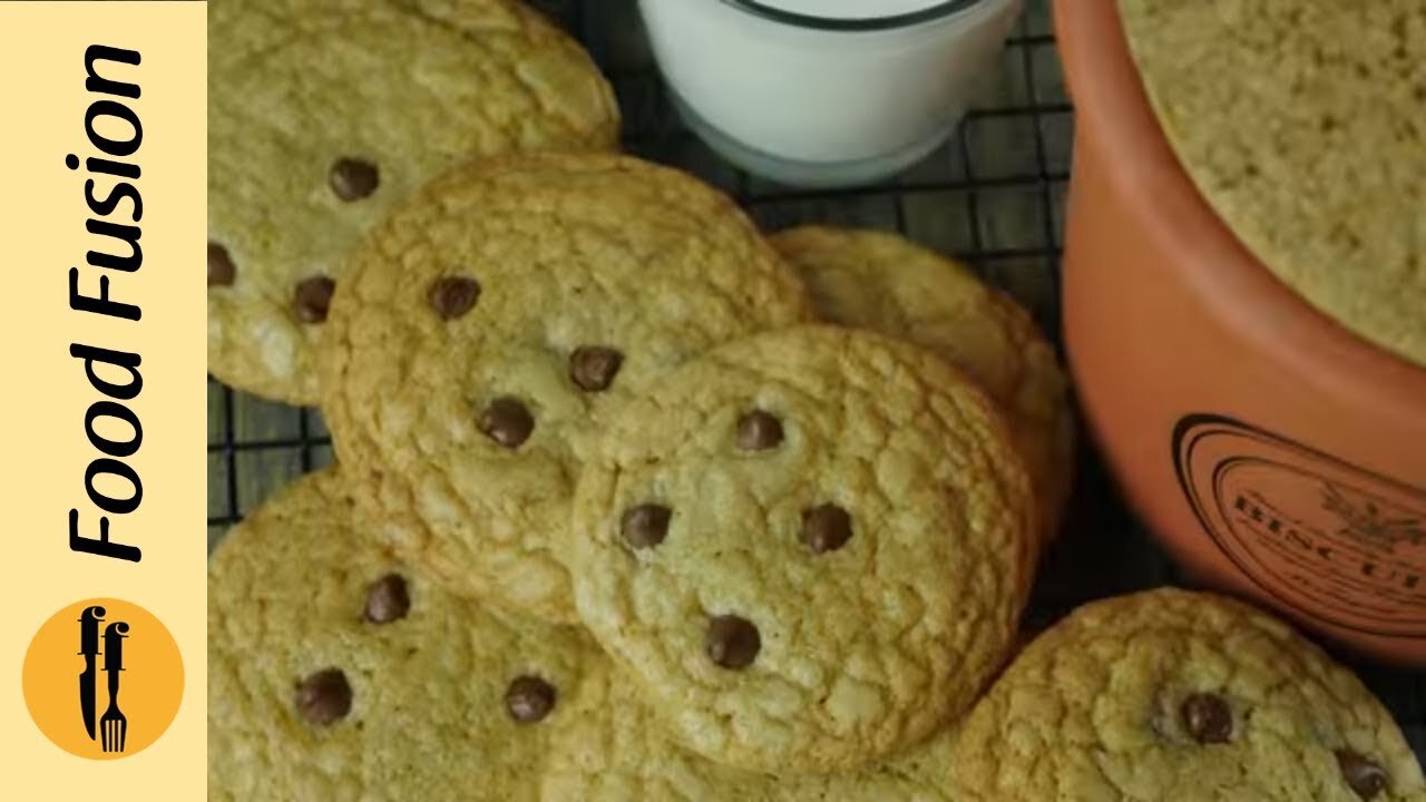 The Best Chocolate Chip Cookies Recipe | Food Fusion