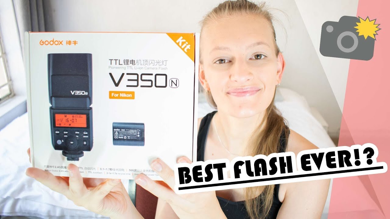 HOW TO USE A CAMERA FLASH / UNBOXING GODOX V350 FLASH FOR NIKON