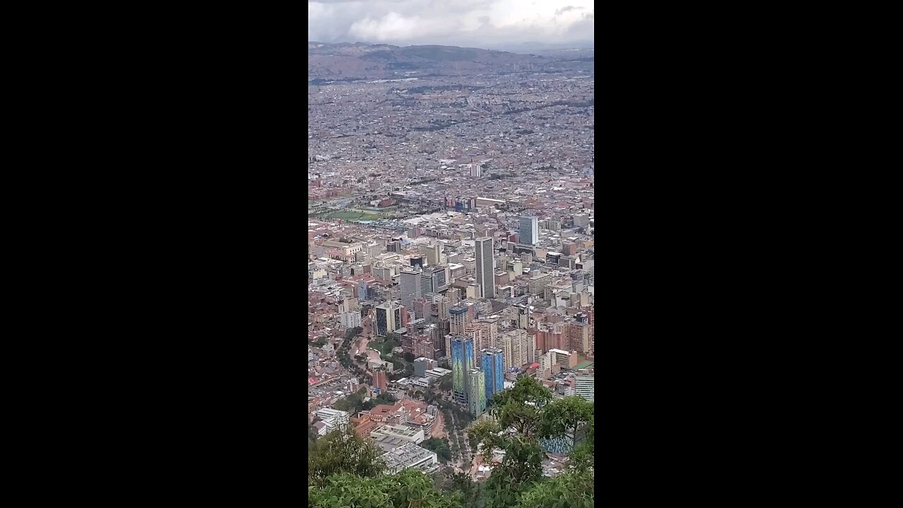 At the monserrate on top looking at the views