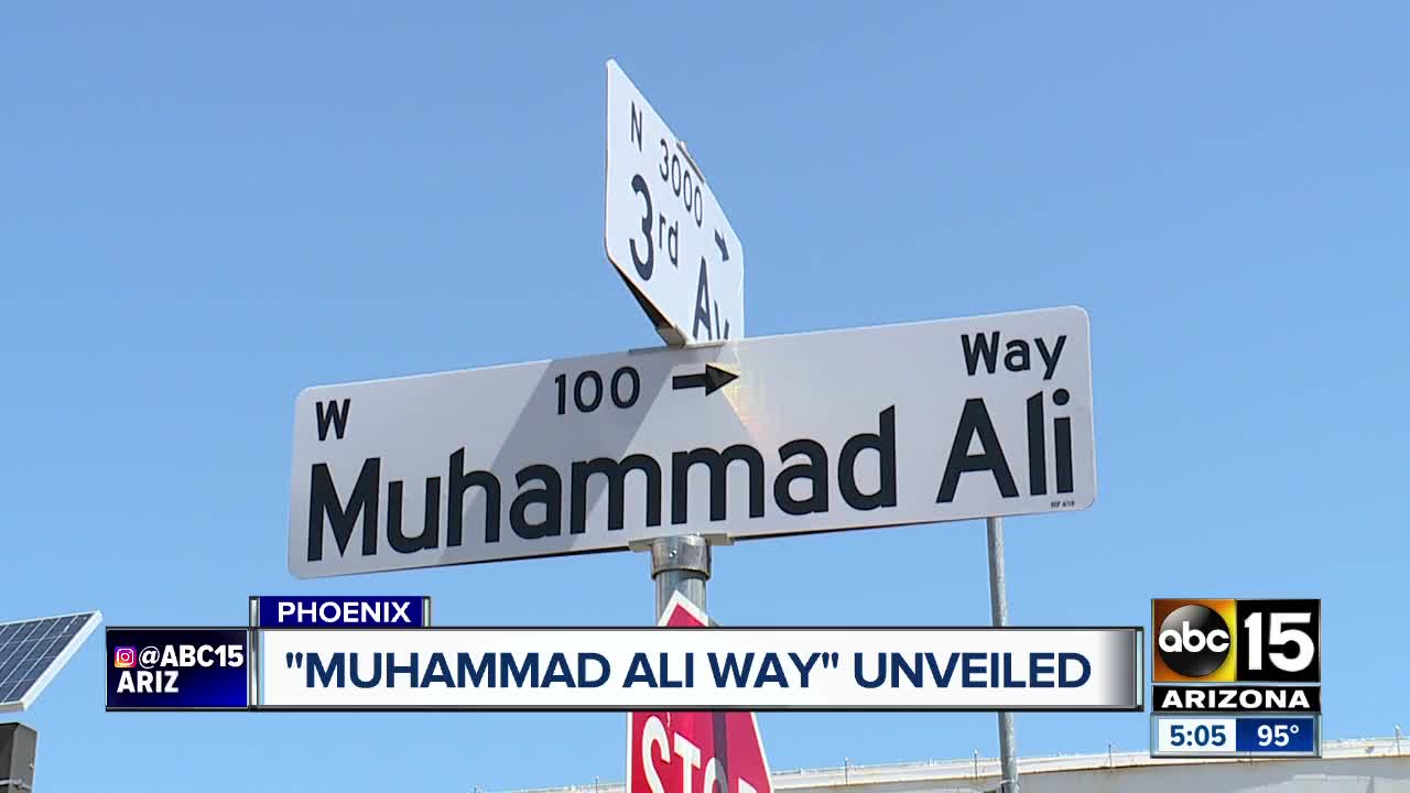 Phoenix renames street for Muhammad Ali