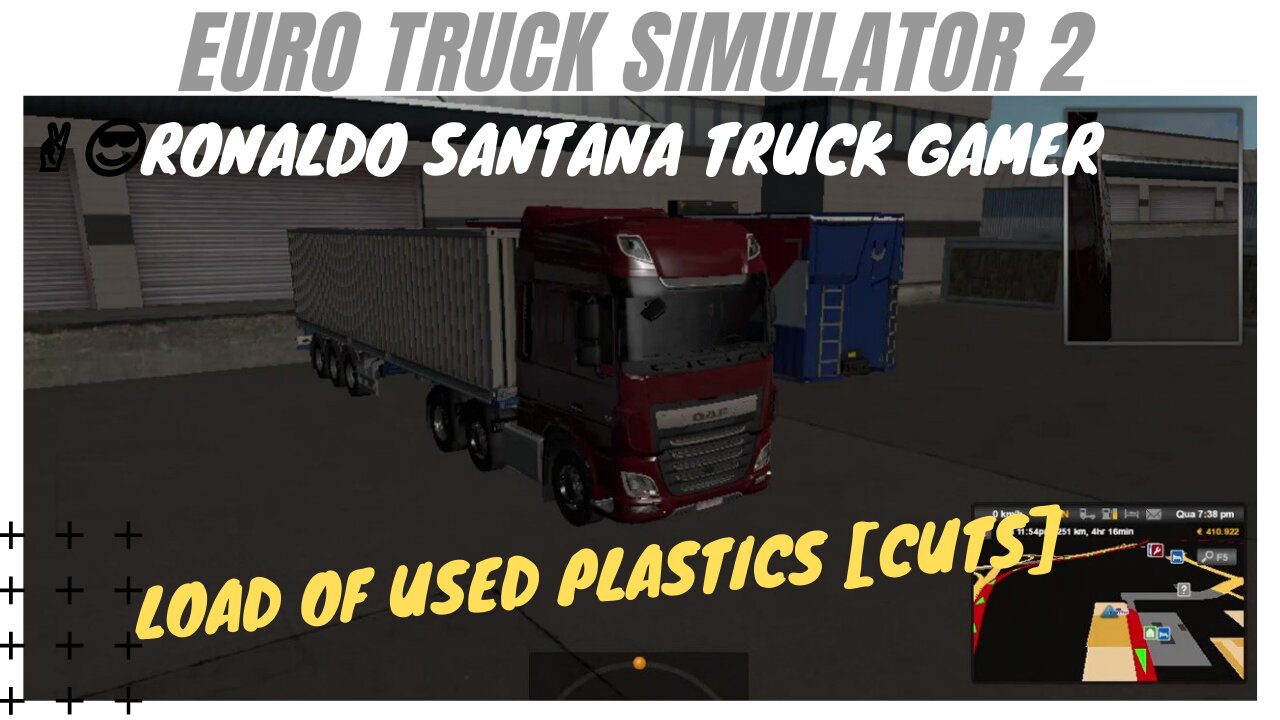 🚚LOAD OF USED PLASTICS [cuts] ✌️😎RONALDO SANTANA TRUCK GAMER