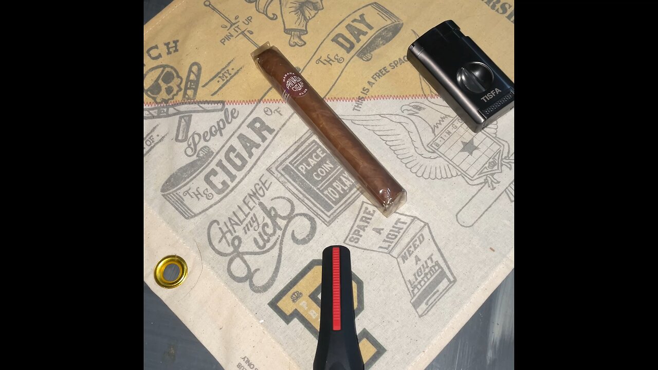 How to light a cigar