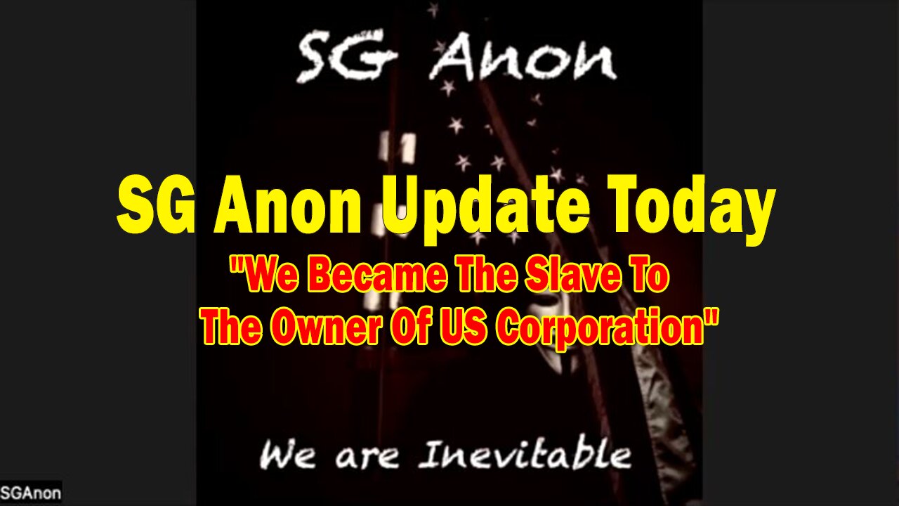 SG Anon & Francine Fosdick Update: "We Became The Slave To The Owner Of US Corporation"