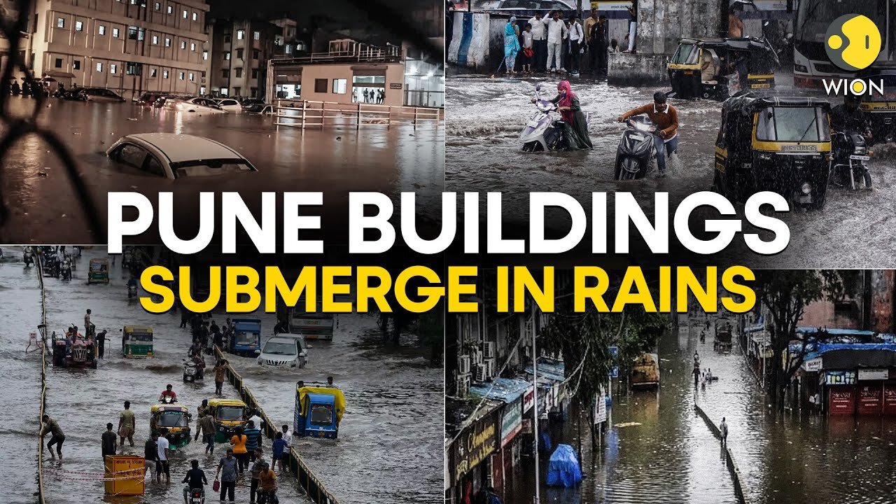 Pune Rain: Evacuation underway as buildings in Pune flooded | WION Originals|News Empire ✅
