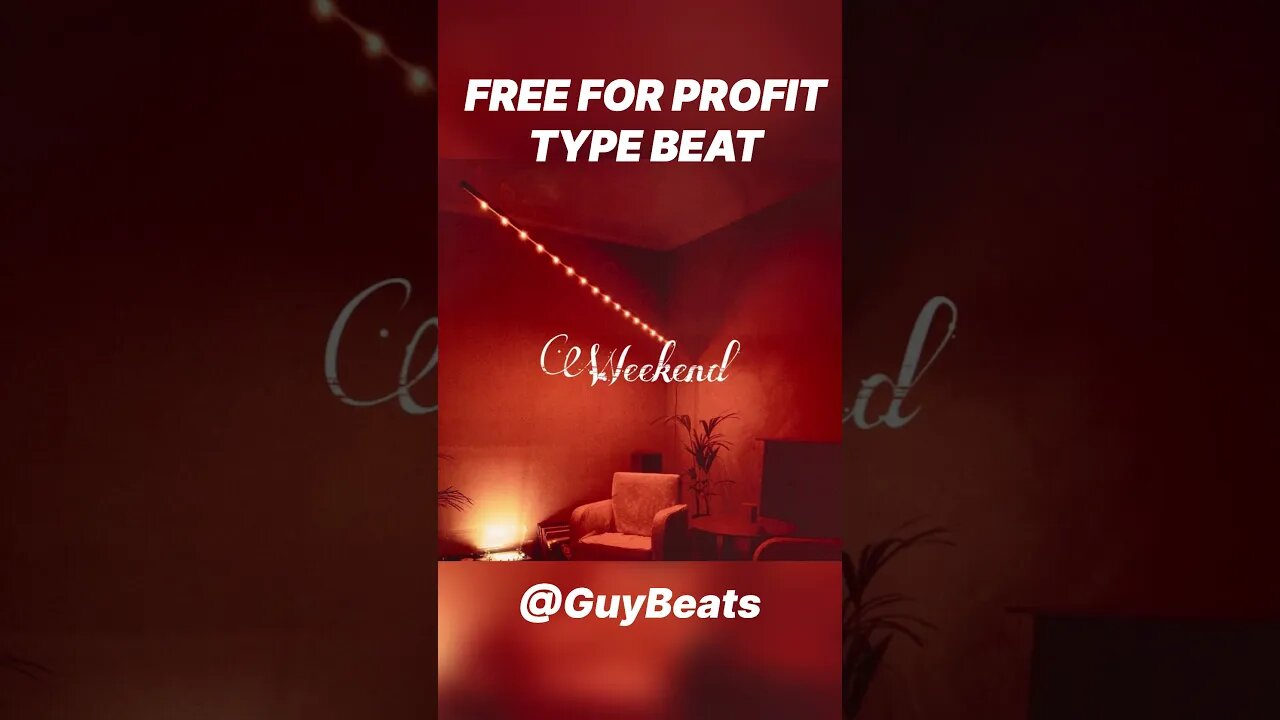 [FREE FOR PROFIT] R&B TRAP TYPE BEAT - "WEEKEND"