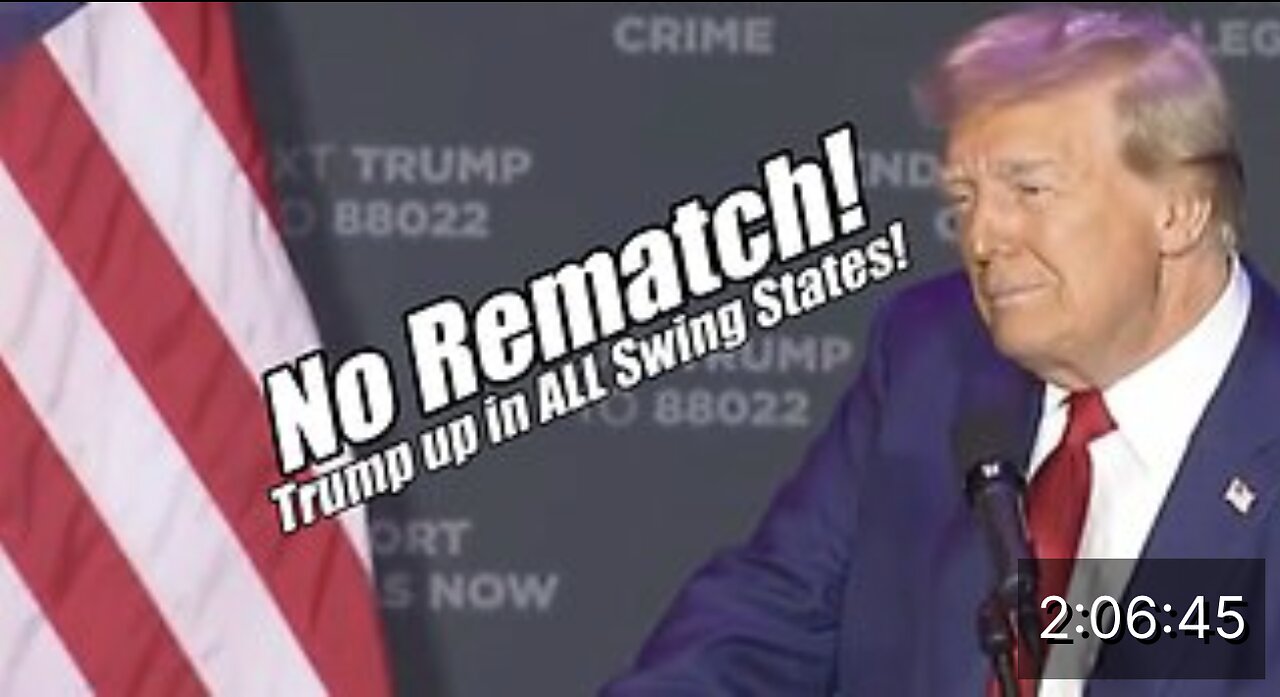 No Rematch! Trump up in ALL Swing States! PraiseNPrayer. B2T Show, Oct 10, 2024