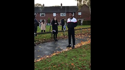 Marcus Rashford visiting where he grew up in Wythenshawe